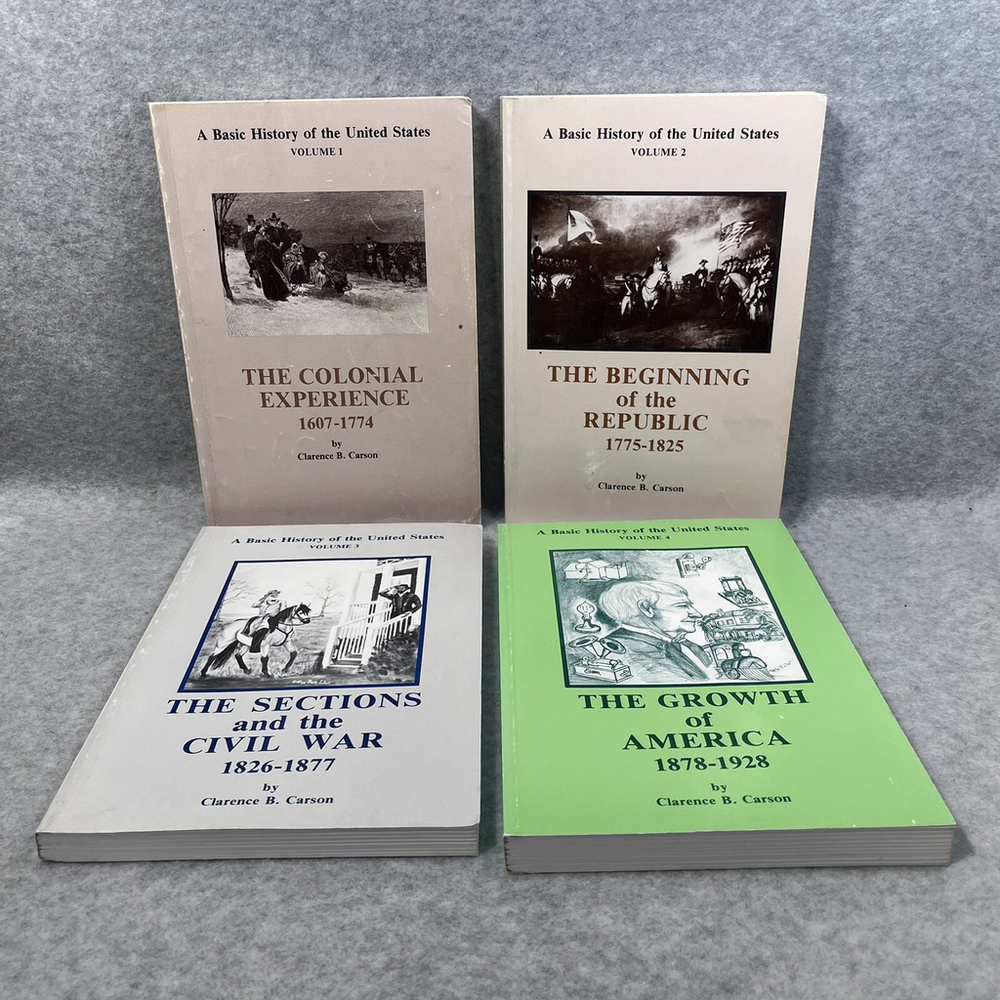 A Basic History Of The United States Volume 1-4 Set by Clarence B.‎ Carson